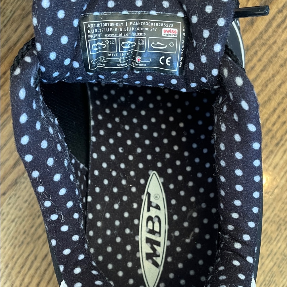 MBT Rare 1997 Classic Polka Dot Sneakers. Rocker Technology‎ Size 6-6.5 - Picture 6 of 7